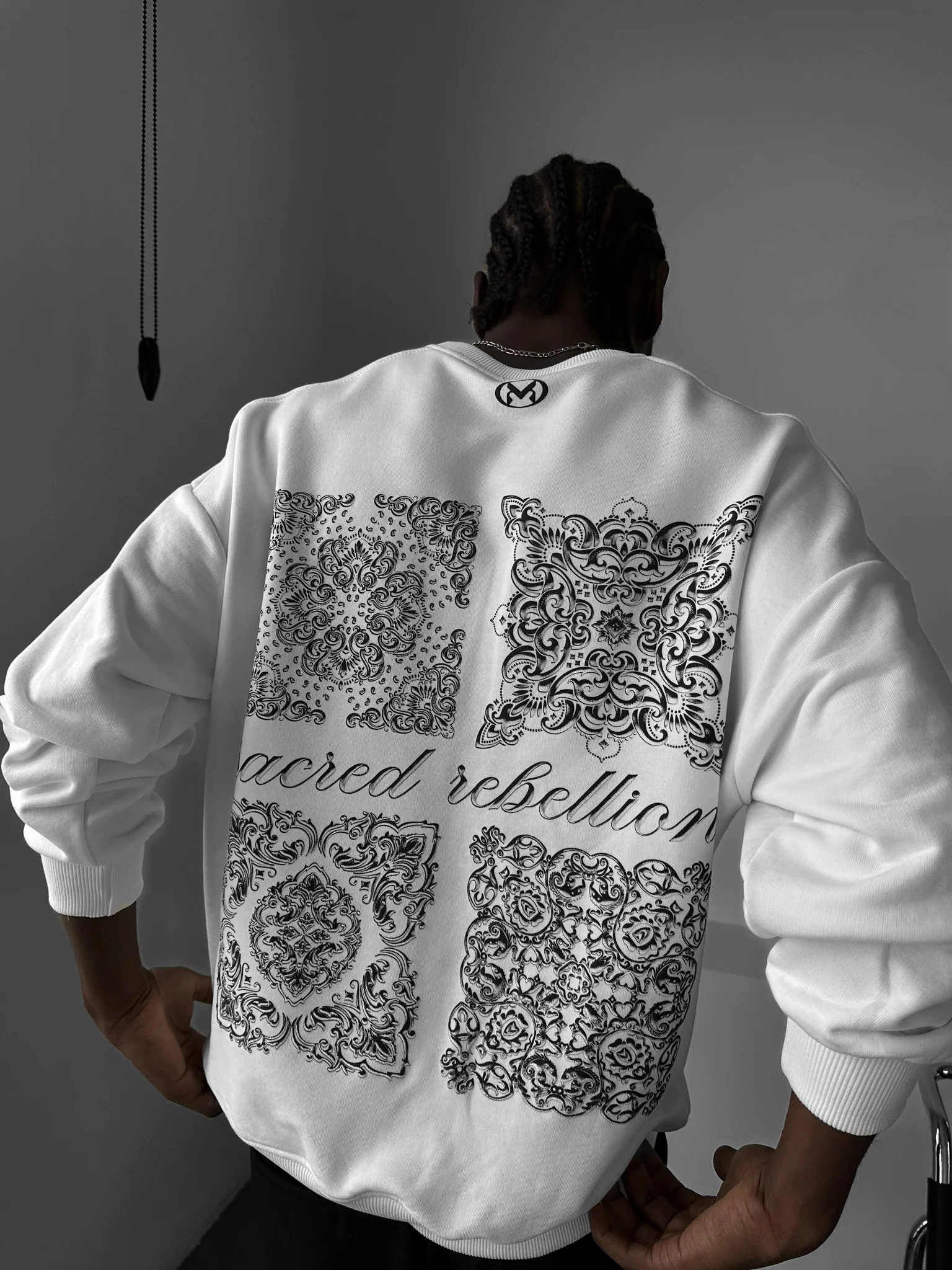Oversize Sacred Rebellion Sweater - Ecru