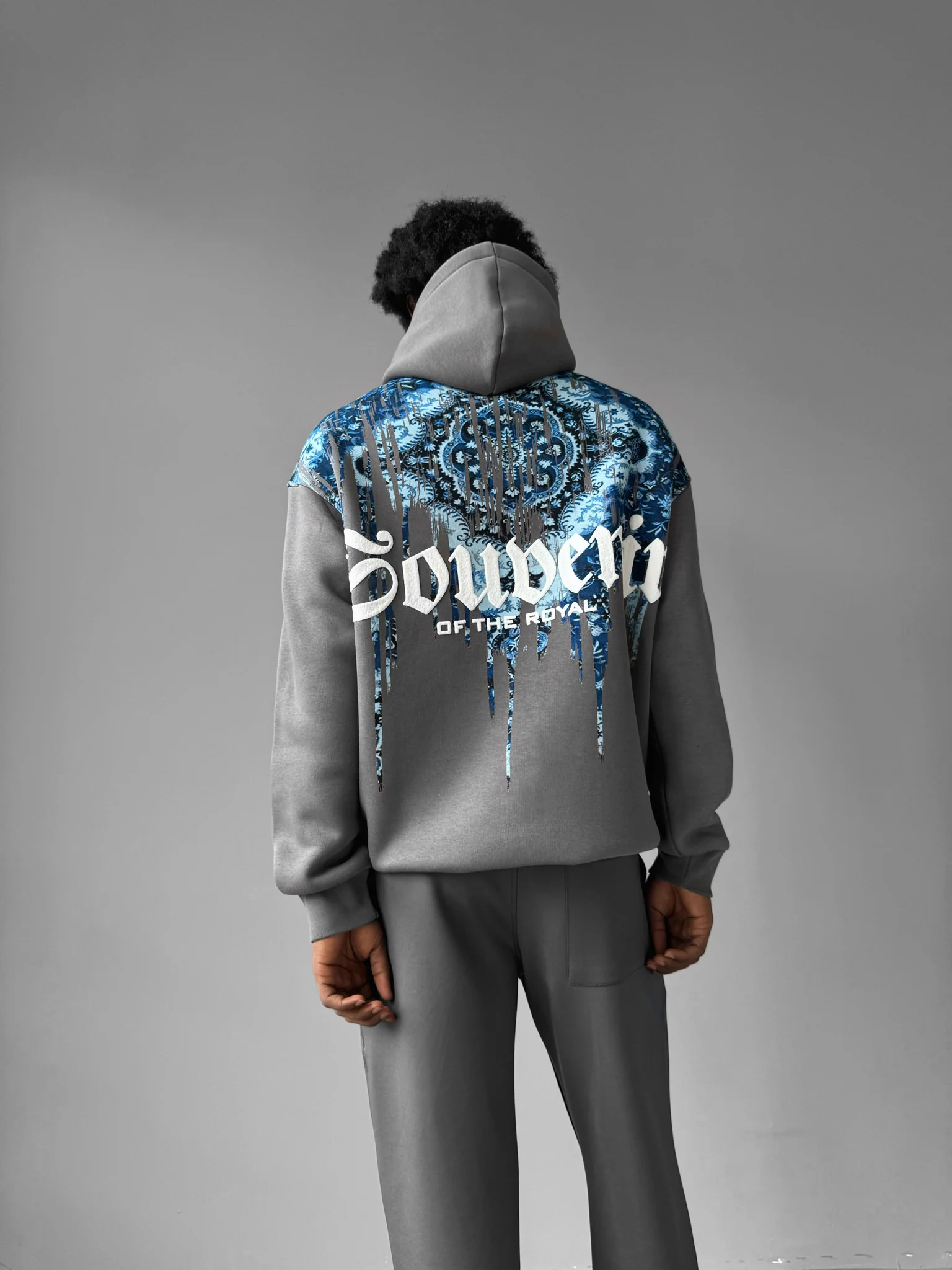 Oversize Souvenir Hoodie - Anthracite - Image 3