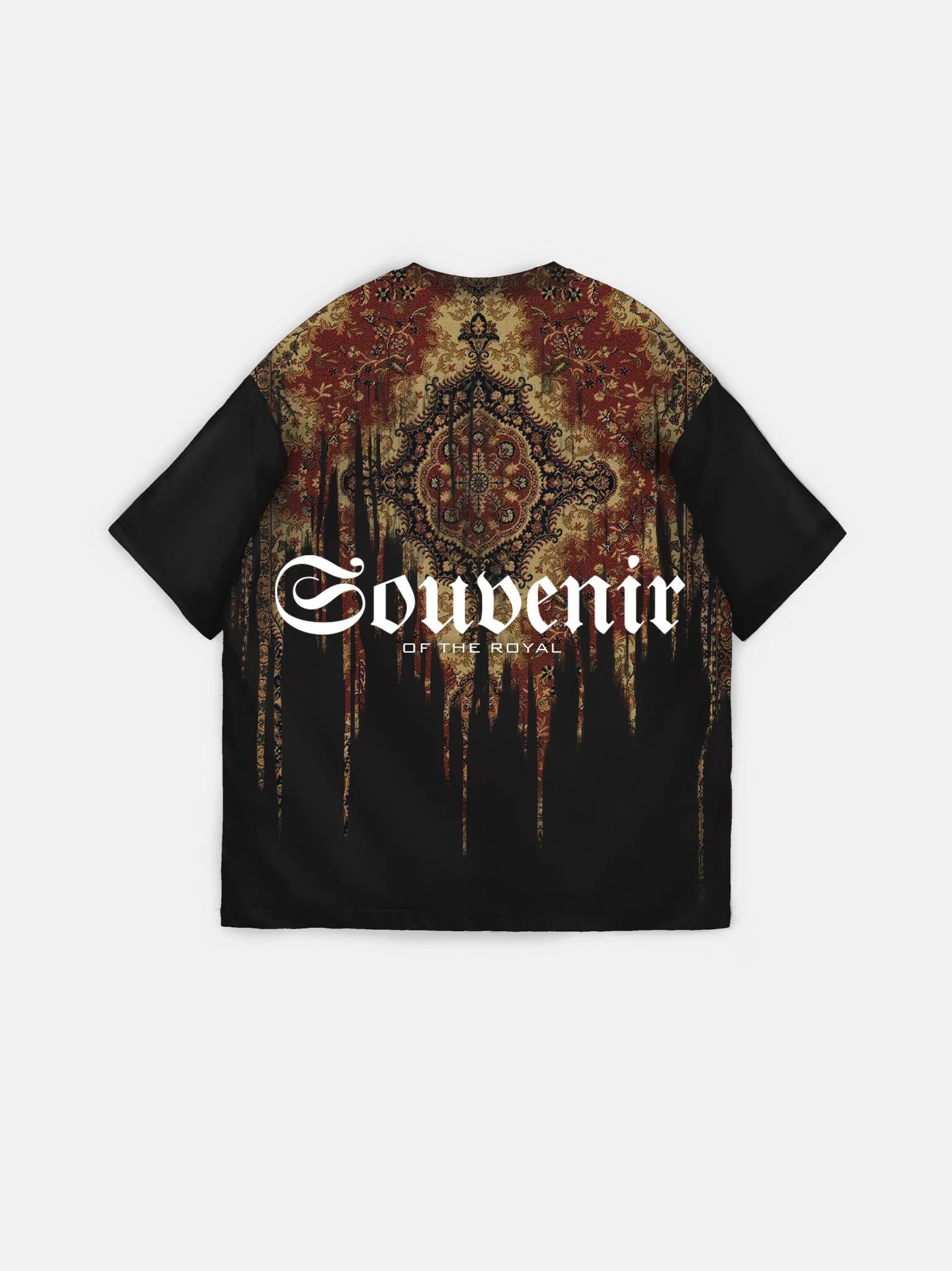 Oversize Souvenir T-Shirt - Black - Image 7