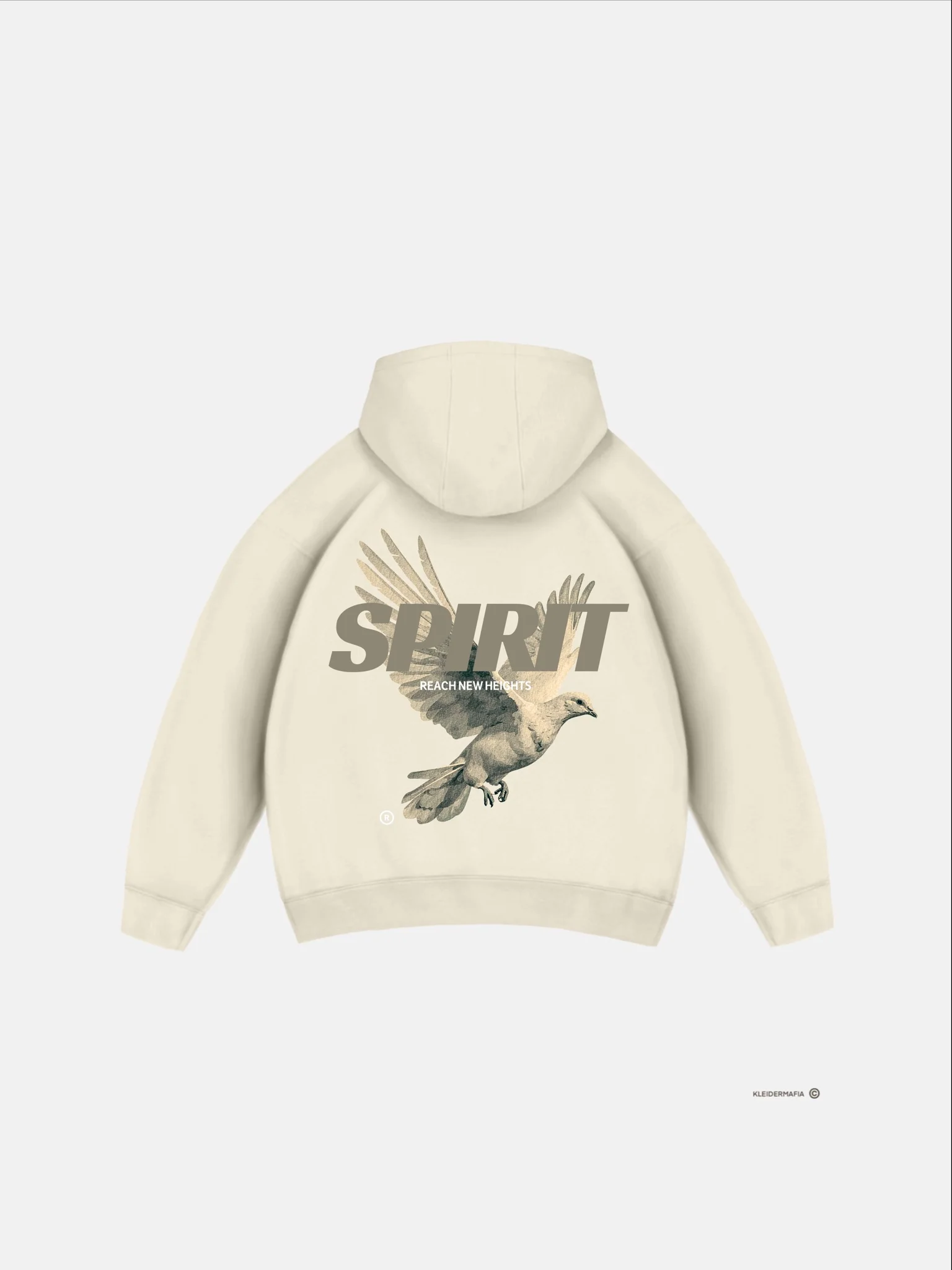 Oversize Spirit Hoodie - Antique White - Image 6