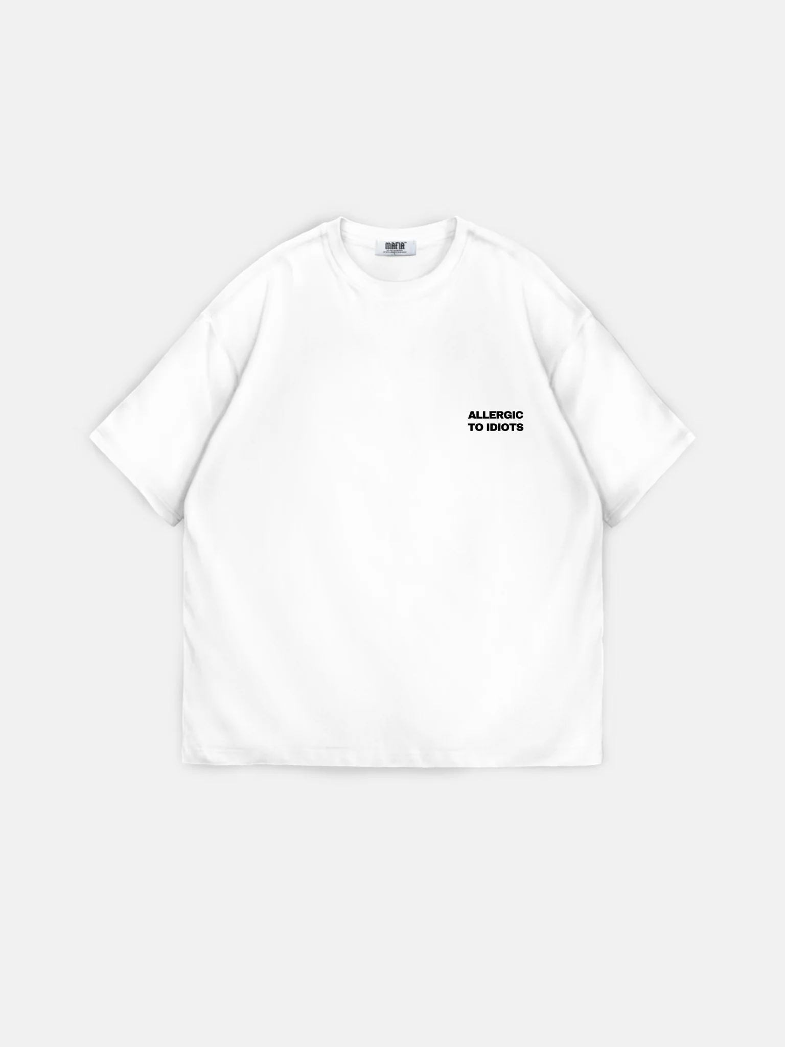 Oversize Statement T-shirt - Ecru - Image 6