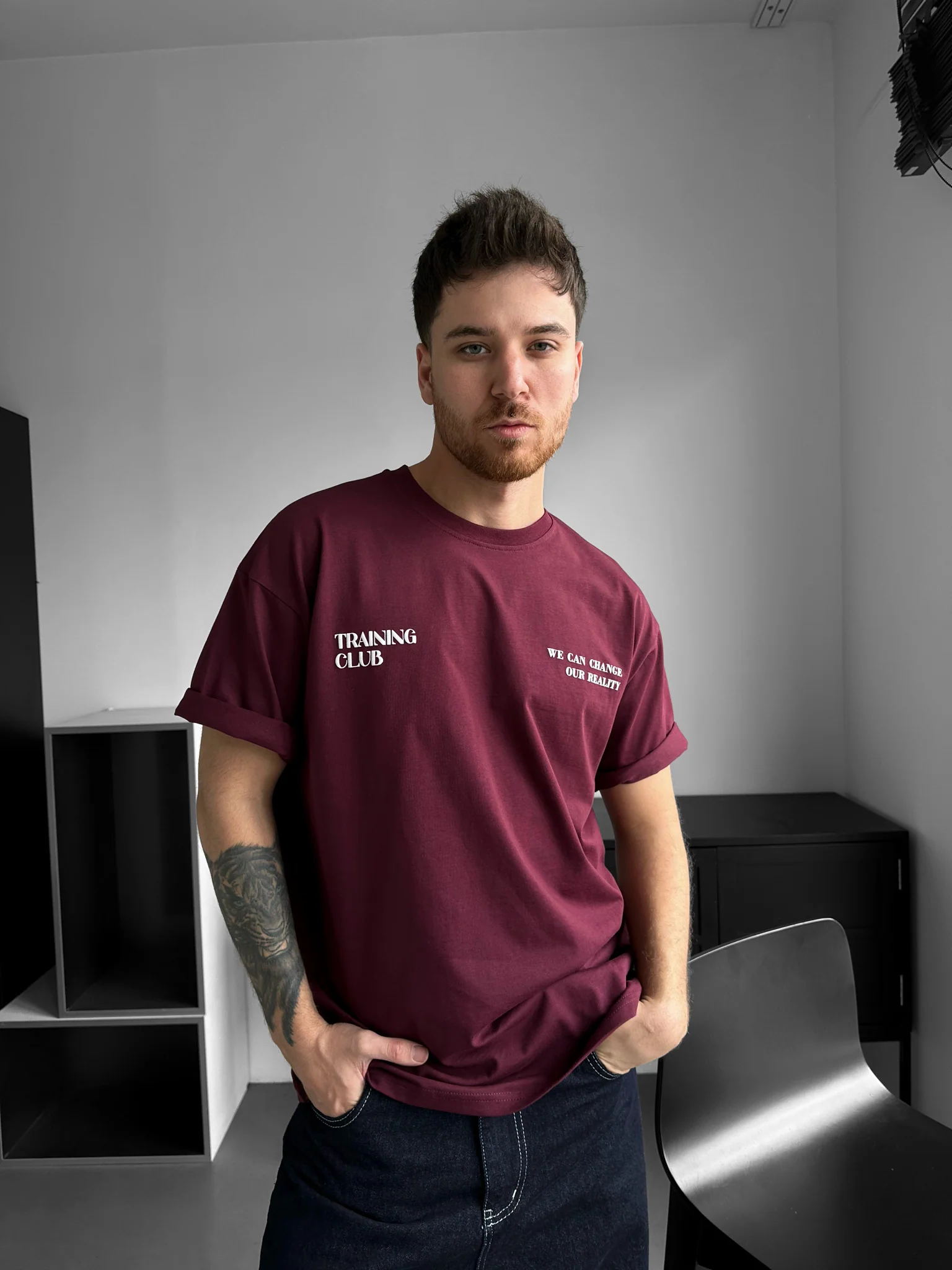 Oversize Training Club T-Shirt - Port Royale - Image 5