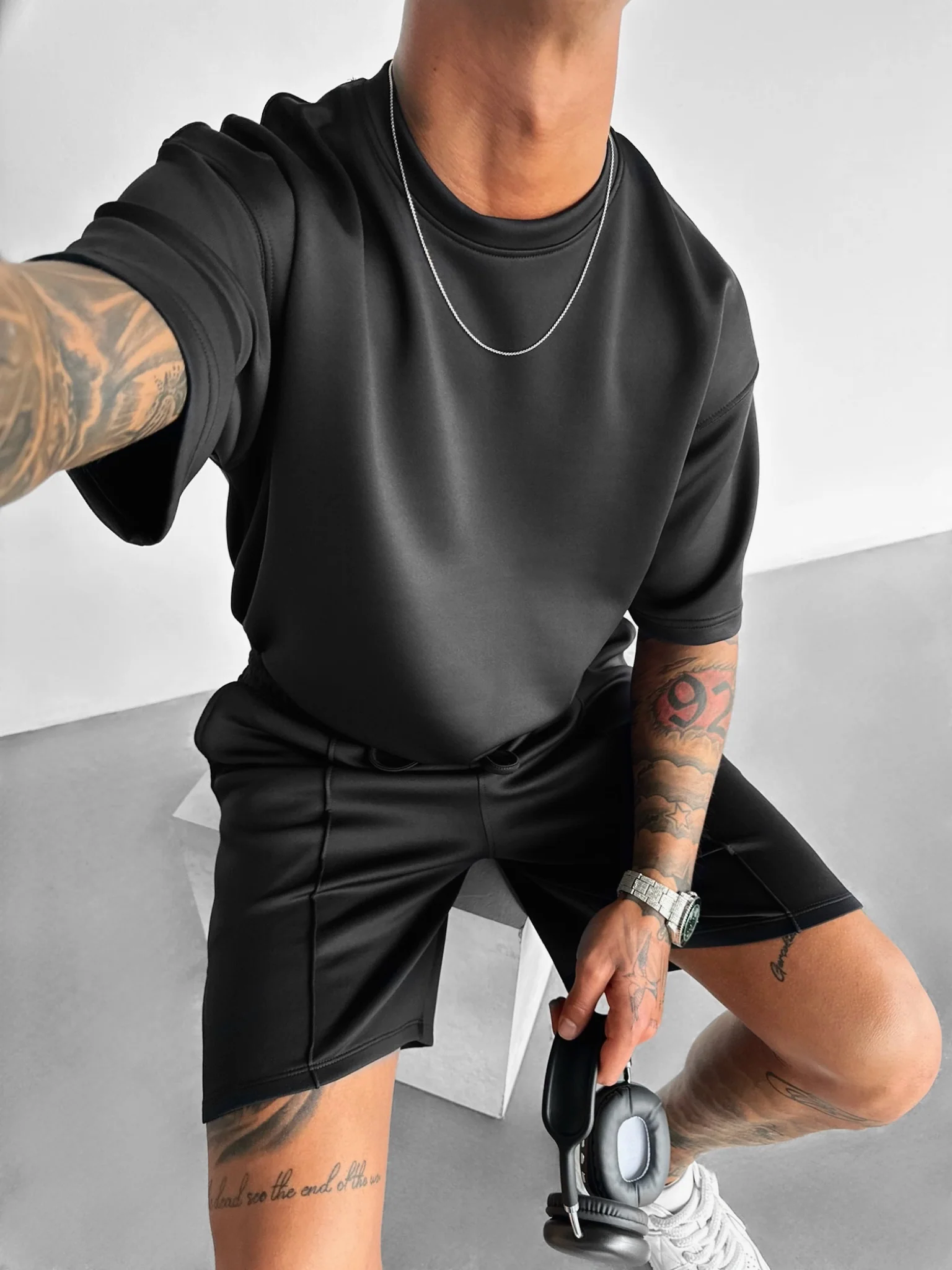 Regular Fit Diver T-shirt - Black - Image 4