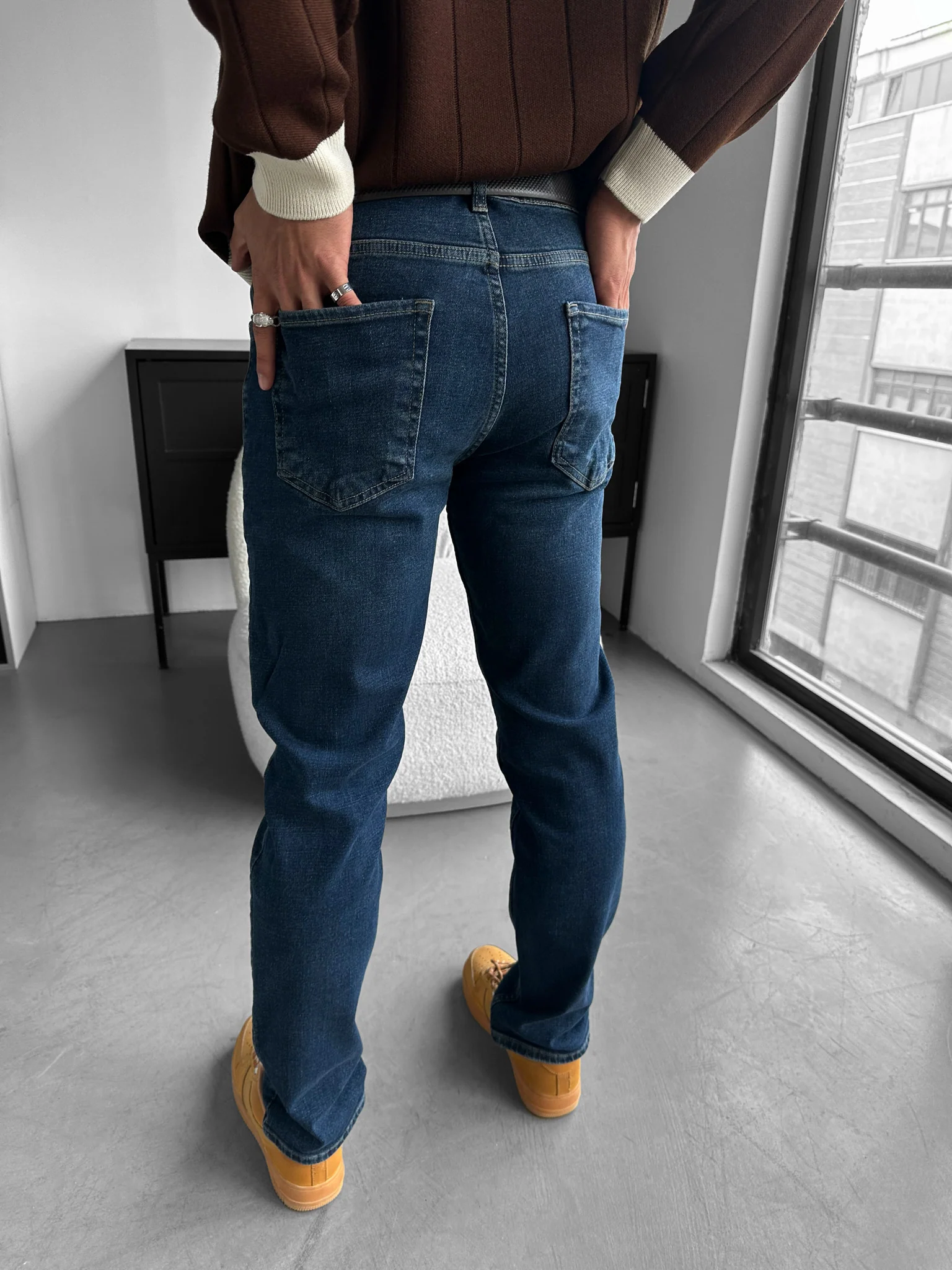 Regular Fit Jeans - Dark Blue - Image 3