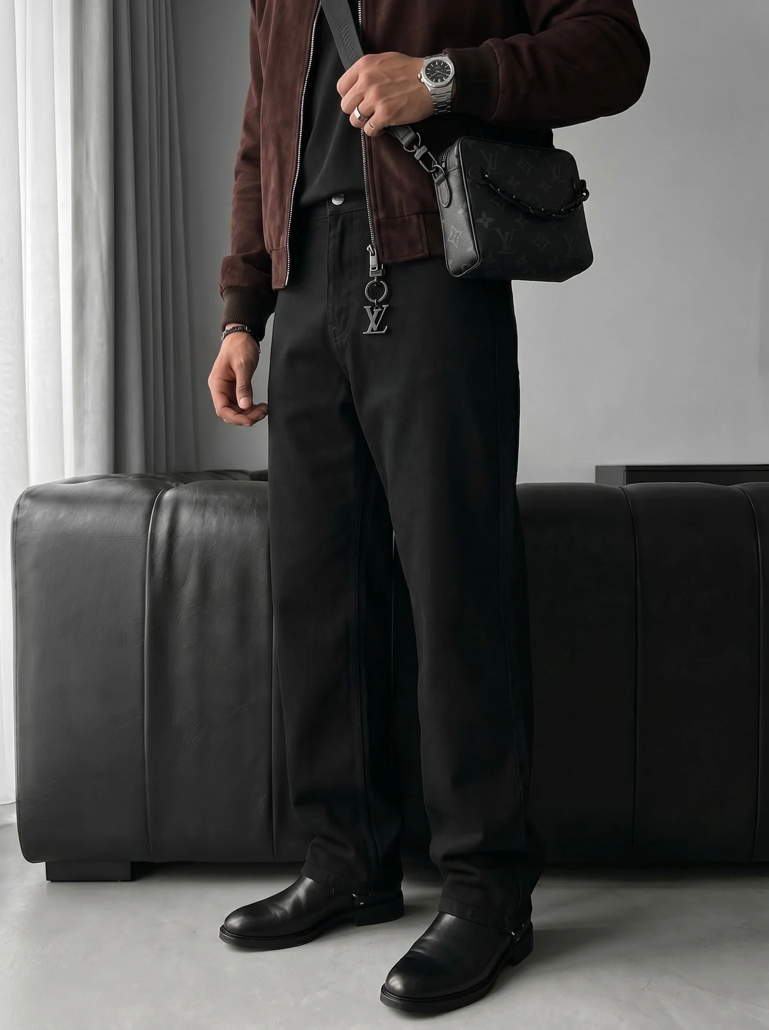 Relax Baggy Jeans - Black - Image 2